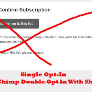 Bypass MailChimp double-opt in confirmation email