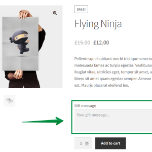 Add Message or Engraving option to Shopify product